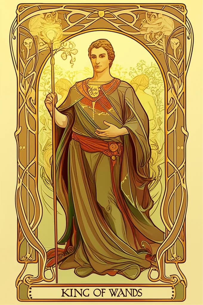 King of Wands Meaning: Upright, Reversed, Love & Career