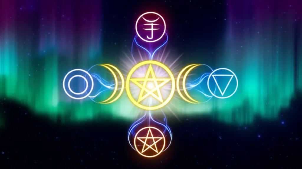 Wiccan Symbols and Meanings Chart: Quick Guide to Pentagram, Triple Moon & Protection Symbols